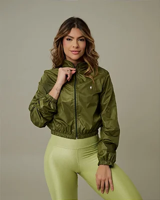 Jaqueta Corta Vento: Verde Musgo