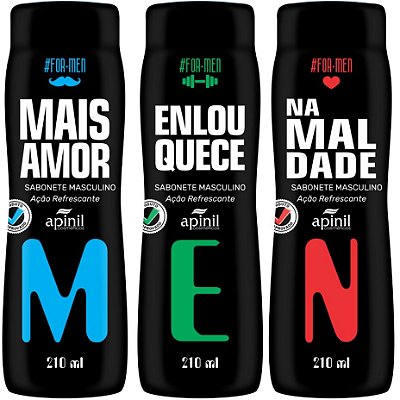FOR-MEN | Sabonete Masculino 200ml