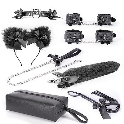 Kit Bondage Luxo Preto