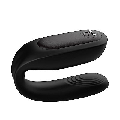 Vibrador de Casal com Controle Remoto | Preto