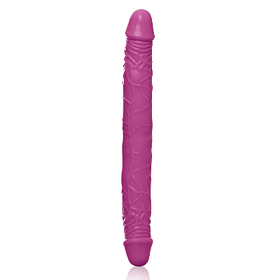 Pênis Rosa c/ Duas Pontas 36,5 x 3,5 cm