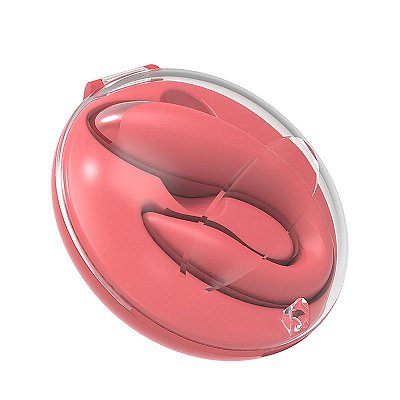 Vibrador de Casal Case de Acrílico Recarregável / Controle Remoto