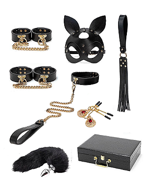 Kit Maleta Sado de Luxo | Dourado