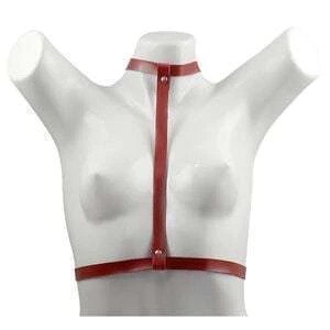 Harness Arreio Atenas Sex Peitoral Vermelho