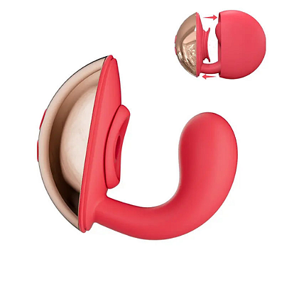 Vibrador ponto G com estimulador