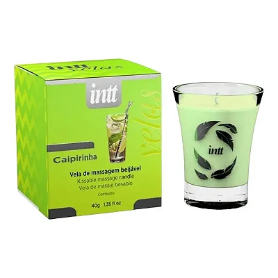 INTT - Vela Para Massagem Beijável | Sabor: Caipirinha