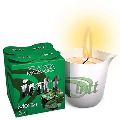 INTT - Vela Para Massagem Beijável | Sabor: Menta