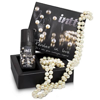 PÉROLAS IN LOVE - Kit com Gel Excitante Unissex e Colar de Pérolas