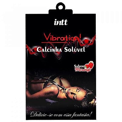 VIBRATION - Calcinha Comestível | Sabor: Morango