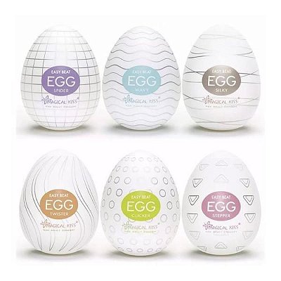 EGG - Ovinho Masturbador Masculino Magical Kiss | Texturas: Diversas