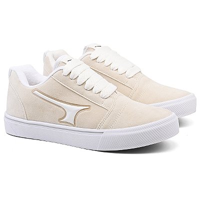 Tênis Casual Roman RSK5 360 Acolchoado Couro Unissex Branco
