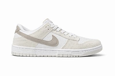 Tênis Nike Dunk SB Low Pro Feminino Casual Branco+Palha