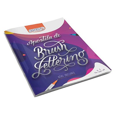 Apostila Brush Lettering Vol 1 Iniciantes Escrita Caligrafia