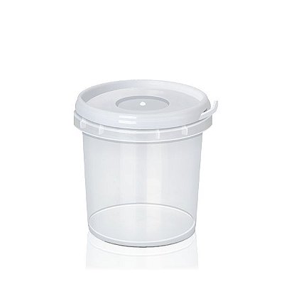 Pote Lacre 500ml Redondo Transparente