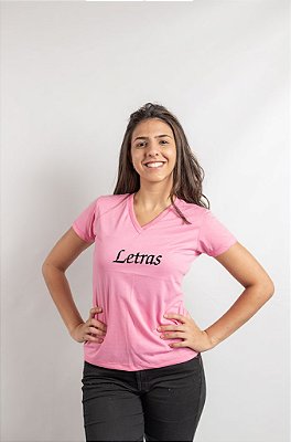 Camisa Letras Feminina