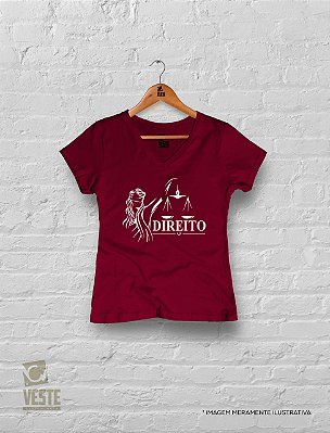 Camisa Direito Justiça Feminina