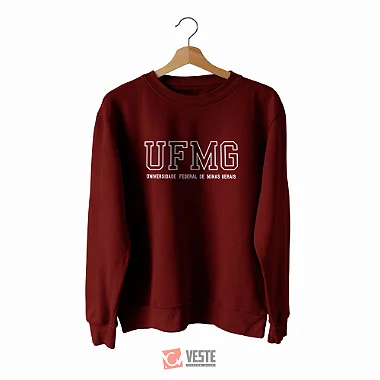Moletom Gola Careca UFMG Feminino - University