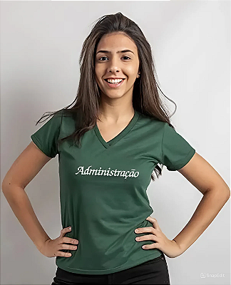 Camisa Administração Feminina - Pronta Entrega