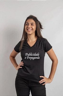 Camisa Publicidade e Propaganda Feminina - Pronta Entrega
