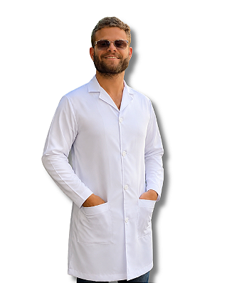 Jaleco Masculino Gola Tradicional