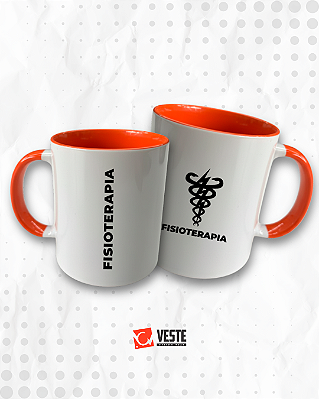 Caneca de Cerâmica Fisioterapia