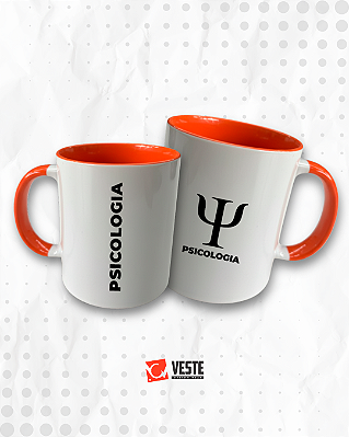 Caneca de Cerâmica Psicologia