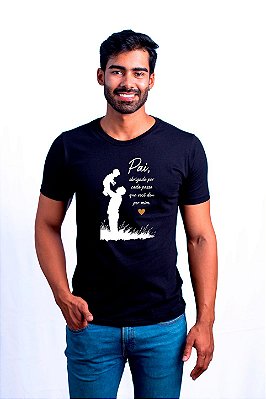 Camisa Dia dos Pais Pai Obrigado