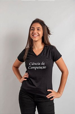 Camisa Ciência da Computação Feminina