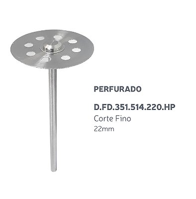 Disco Diamantado - Perfurado - D.FD.351.514.220.HP