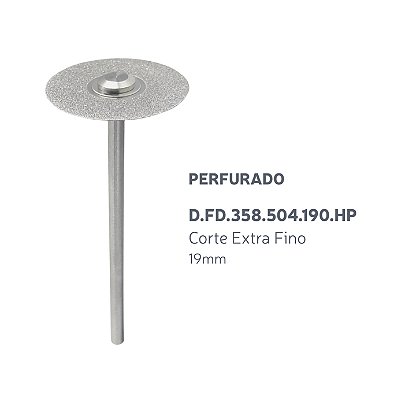 Disco Diamantado - Diamante Completo - D.FD.358.504.190.HP