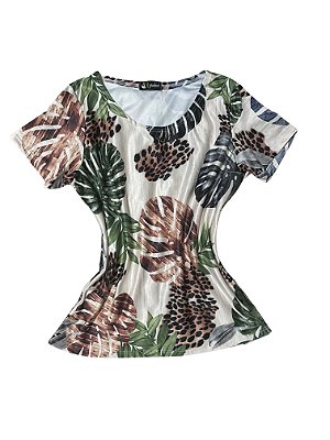 Blusa Blusinha T-Shirt Venetia Feminina Moda Evangélica