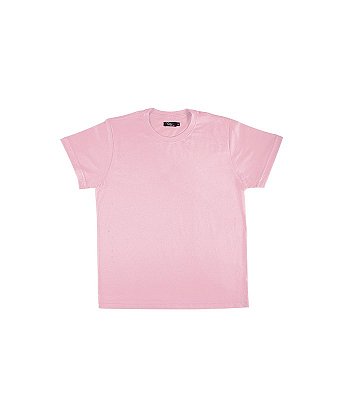 Camiseta Básica Unissex Infantil Rosa