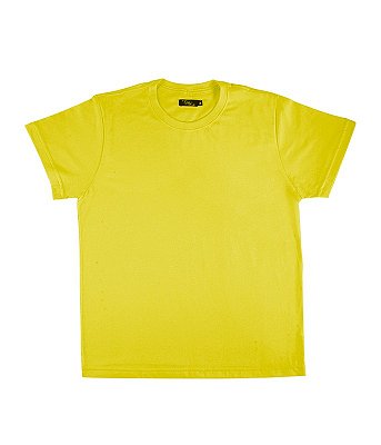 Camiseta Básica Unissex Amarela