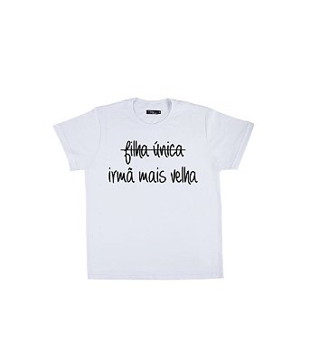 Camiseta Infantil Irmã Mais Velha