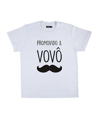 Camiseta Masculina Promovido a Vovô