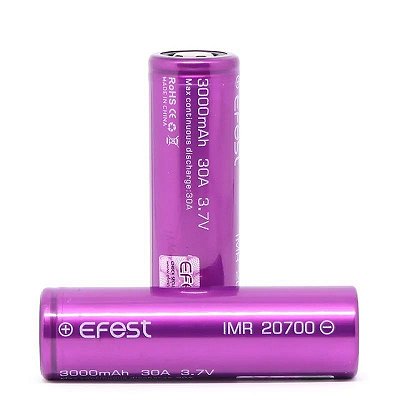 Bateria Efest 20700 3100mAh (Unidade) | Efest