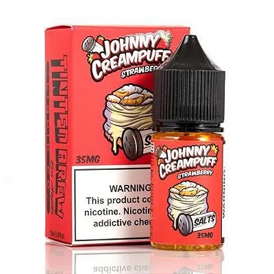 Johnny Creampuff Salt Strawberry | Tinted Brew