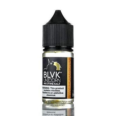 BLVK Nic Salt Vanilla Custard 30mL - BLVK UNICORN