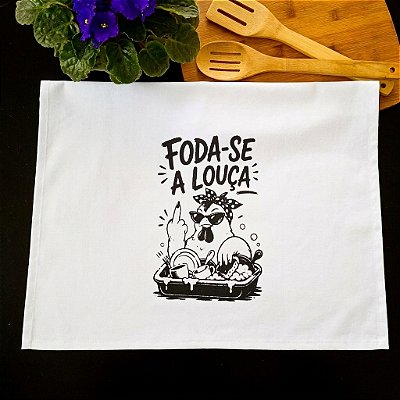 Pano de Prato - Foda-se a Louça