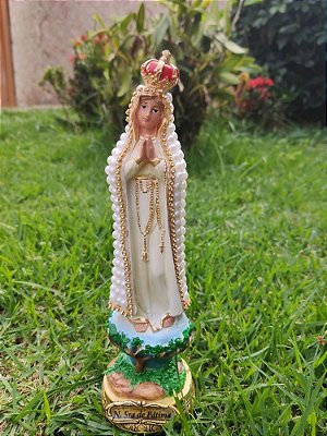 Nossa Senhora de Fátima pérolas 20cm