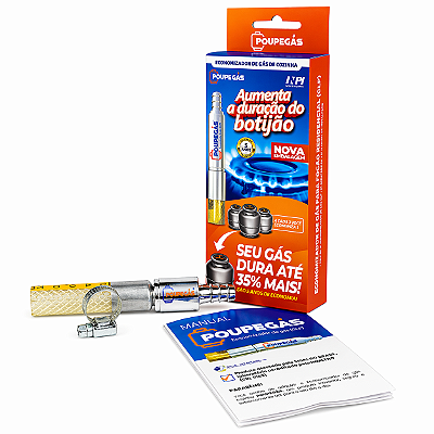 Economizador de Gás para Fogão Residencial (GLP) - Poupegás