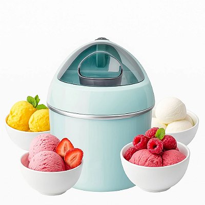 Maquina de fazer sorvete 2 em 1 - iogurte e sorvete