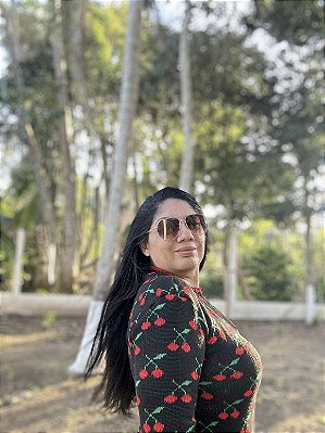 Blusa de trico preta