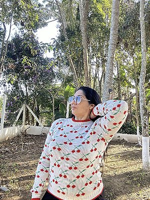 Blusa de tricô Off