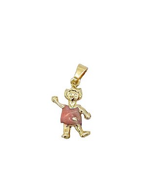 Atacado Pingente Menino(a) Banho Ouro 18k Antialérgico