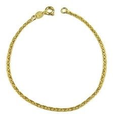 Pulseira Escama Folheada A Ouro 18k Cirillo Semijoias 11020