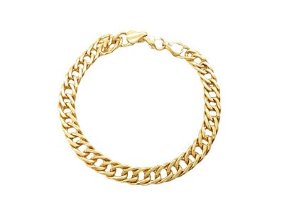 PULSEIRA MASCULINA FOLHEADO A OURO 18K ANTIALÉRGICO PS100