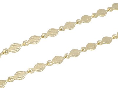 Pulseira Feminina 20cm 3120 Folheada Ouro 18k