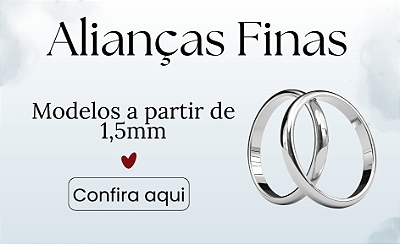 alianças finas