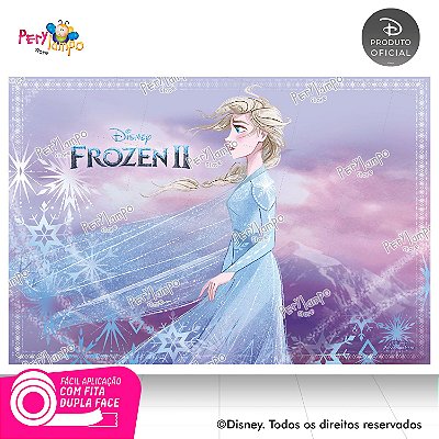 Painel Decorativo Frozen 2 - Aquarela Elsa - 1,45m x 1,00m